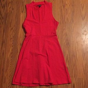 Express red dress